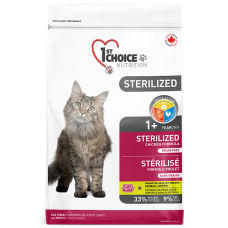 Сухий корм 1st Choice (Фест Чойс) Sterilized Chicken для стерилізованих котів з куркою