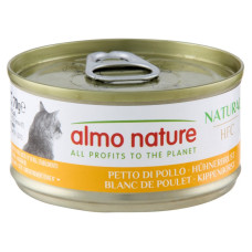 Вологий корм Almo Nature (Альмо Натюр) HFC Cat Natural для котів шматочки в соусі з курячою грудкою