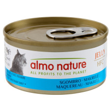 Вологий корм Almo Nature (Альмо Натюр) HFC Cat Jelly для котів шматочки в желе зі скумбрією