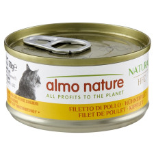Вологий корм Almo Nature (Альмо Натюр) HFC Cat Natural для котів шматочки в соусі з курячим філе