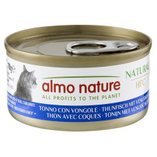 Вологий корм Almo Nature (Альмо Натюр) HFC Cat Natural для котів шматочки в соусі з тунцем та молюсками 