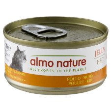 Вологий корм Almo Nature (Альмо Натюр) HFC Cat Jelly для котів шматочки в желе з куркою