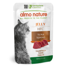 Вологий корм Almo Nature (Альмо Натюр) HFC Cat Jelly для котів шматочки в желе з тунцем