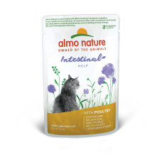 Вологий корм Almo Nature (Альмо Натюр) Holistic Functional Cat для котів з чутливим травленням шматочки в желе з птицею
