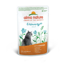 Вологий корм Almo Nature (Альмо Натюр) Holistic Functional Cat для профілактики сечокам'яної хвороби у котів шматочки в желе з куркою 