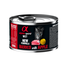 Вологий корм Alpha Spirit (Альфа Спіріт) Iberian Pork With Yellow Apple для котів зі свининою та яблуками