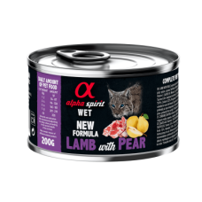Вологий корм Alpha Spirit (Альфа Спіріт) Lamb with Pear для котів з ягнятиною та грушами