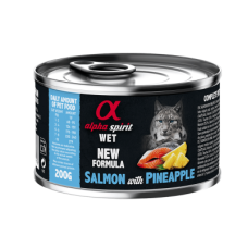 Вологий корм Alpha Spirit (Альфа Спіріт) Salmon with Pineapple для котів з лососем та ананасами