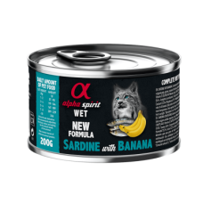 Вологий корм Alpha Spirit (Альфа Спіріт) Sardine with Banana для котів з сардиною та бананами
