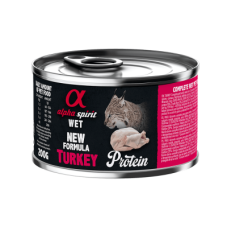 Вологий корм Alpha Spirit (Альфа Спіріт) Turkey Adult Cat для котів з індичкою