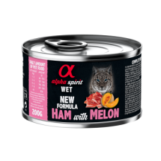 Вологий корм Alpha Spirit (Альфа Спіріт) Ham with Melon для котів зі свининою та динею