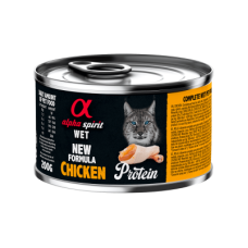 Вологий корм Alpha Spirit (Альфа Спіріт) Chicken Adult Cat для котів з куркою