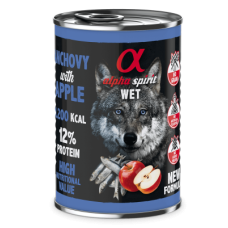 Вологий корм Alpha Spirit (Альфа Спіріт) Anchovy with Red Apple для собак з анчоусами та яблуками