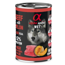 Вологий корм Alpha Spirit (Альфа Спіріт) Beef with Melon для собак з яловичиною та динею