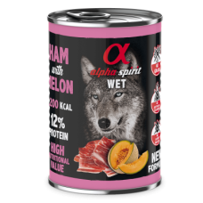 Вологий корм Alpha Spirit (Альфа Спіріт) Ham with Melon для собак зі свининою та динею
