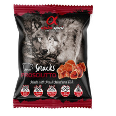 Ласощі напіввологі Alpha Spirit (Альфа Спіріт) DOG Snacks Prosciutto для собак кубики з прошутто