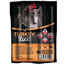 Ласощі напіввологі Alpha Spirit (Альфа Спіріт) DOG Sticks Turkey для собак палички з індичкою