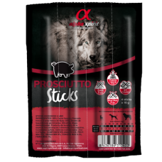 Ласощі  напіввологі Alpha Spirit (Альфа Спіріт) DOG Sticks Prosciutto для собак палички з прошутто