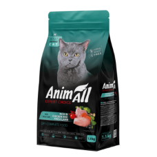 Сухий корм AnimAll (АнімАлл) Sterilised Cat для стерилізованих котів з куркою та свіжою ягнятиною