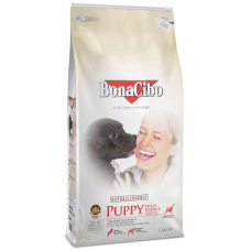 Сухий корм BonaCibo (БонаСібо) Puppy High Energy Chicken & Rice with Anchovy для активних цуценят з м'ясом курки, анчоусами та рисом
