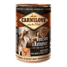 Вологий корм Carnilove (Карнілав) Venison & Reindeer for Adult Dogs для собак з м'ясом північного оленя