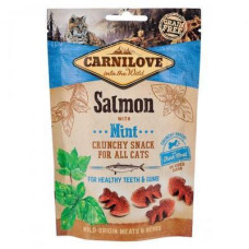 Ласощі Carnilove (Карнілав) Cat Crunchy Snack для здоров'я зубів та ясен котів з лососем та м'ятою