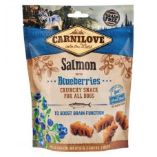Ласощі Carnilove (Карнілав) Dog Crunchy Snack Salmon with Blueberries для собак з лососем та чорницею