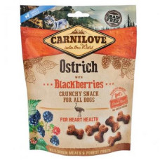 Ласощі Carnilove (Карнілав) Dog Crunchy Snack Ostrich with Blackberries для собак з м'ясом страуса та ожиною
