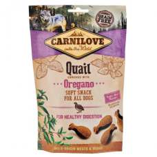 Ласощі Carnilove (Карнілав) Dog Crunchy Snack Quail with Oregano для здорового травлення собак з перепілкою та орегано 
