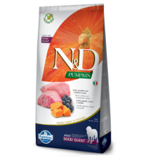 Сухий корм Farmina (Фарміна) N&D Grain Free Pumpkin Adult Giant & Maxi для собак великих та гігантських порід з ягням, гарбузом та чорницею