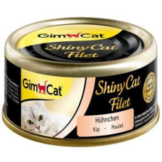 Вологий корм GimCat (ДжимКет) Shiny Cat Filet для котів з філе курки