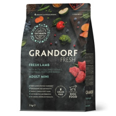 Сухий корм Grandorf (Грандорф) Fresh Lamb & Sweet Potato Adult Dog Mini для собак малих порід з ягням та бататом
