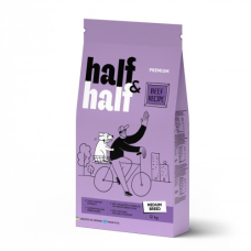Сухий корм Half&Half (Халф енд Халф) Medium Breed для собак середніх порід з яловичиною