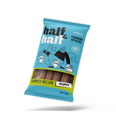Ласощі Half&Half (Халф енд Халф) Tender Sticks Puppy для цуценят м'ясні палички з індичкою
