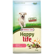 Сухий корм Happy Life (Хепі Лайф) Adult with Lamb для собак середніх та великих порід з ягням
