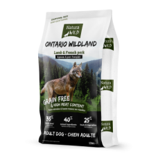 Сухий корм Natura Wild (Натура Вайлд) Ontario Wildland для собак усіх порід з м’ясом ягняти та французьким поросям