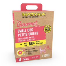 Напіввологий корм Natyka (Натіка) Gourmet Small Dog Poultry для собак дрібних порід з птицею