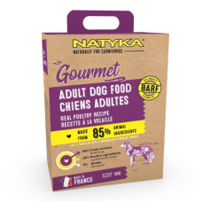 Напіввологий корм Natyka (Натіка) Gourmet Adult Dog Poultry для собак середніх та великих порід з птицею