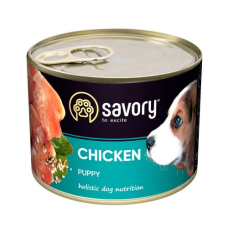 Вологий корм Savory (Сейворi) Puppy Chicken для цуценят з куркою