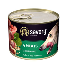 Вологий корм Savory (Сейворі) Dog Adult 4 Meats для собак з чотирма видами м'яса
