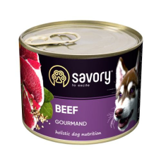 Вологий корм Savory (Сейворі) Dog Adult Вeef для собак з яловичиною