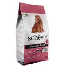 Сухий корм Schesir (Шезір) Dog Medium Adult Ham для собак середніх порід з шинкою