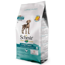 Сухий корм Schesir (Шезір) Dog Large Puppy для цуценят великих порід з куркою
