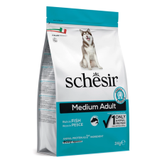 Сухий корм Schesir (Шезір) Dog Medium Adult Fish для собак середніх порід з рибою