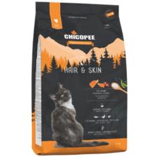 Сухий корм Chicopee (Чікопі) HNL Cat Hair & Skin для підтримки здоров'я шкіри та вовни у котів з лососем, птицею та печінкою 