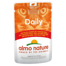 Вологий корм Almo Nature (Альмо Натюр) Daily Cat Chicken&Beef для котів шматочки в желе з куркою та яловичиною