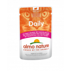 Вологий корм Almo Nature (Альмо Натюр) Daily Cat Tuna&Salmon для котів з тунцем та лососем шматочки в желе