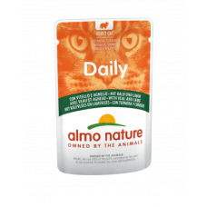 Вологий корм Almo Nature (Альмо Натюр) Daily Cat Veal&Lamb для котів шматочки в желе з телятиною та ягням