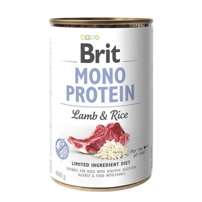 Вологий корм Brit (Бріт) Mono Protein Lamb & Rice для собак з ягням та рисом