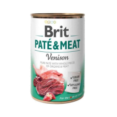 Вологий корм Brit (Бріт) Pate & Meat Venison для собак з олениною